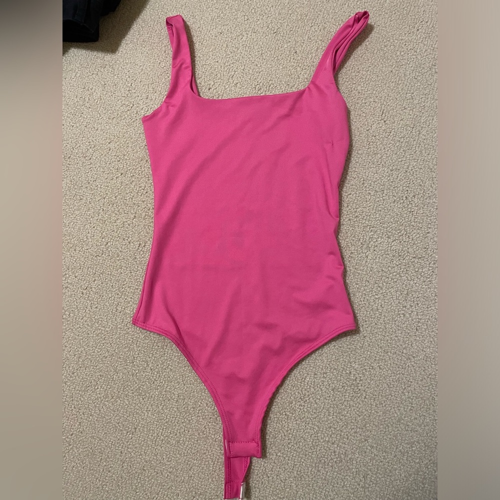 cute pink body suit from nordstrom’s, never worn !